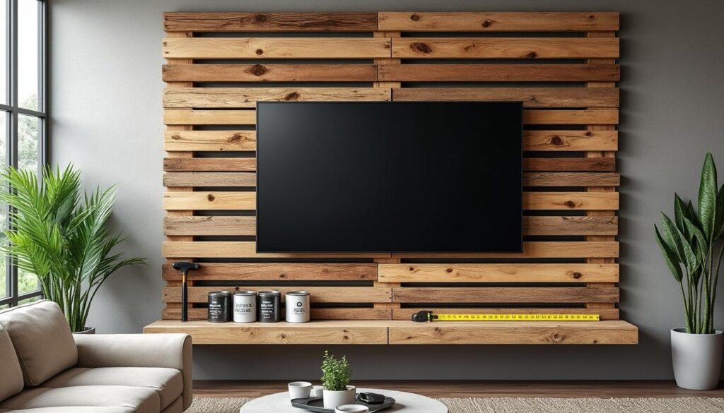 découvrez comment fabriquer une paroi tv avec des palettes grâce à notre guide pratique rempli d'astuces pour un projet diy facile et économique.