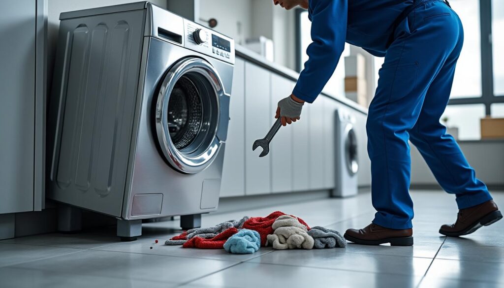 découvrez les causes du bruit de marteau piqueur de votre machine à laver et les solutions efficaces pour y remédier rapidement et préserver votre appareil.