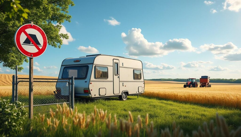 découvrez les règles et limites concernant l'installation d'une caravane sur un terrain agricole, pour bien comprendre ce qui est autorisé ou non.