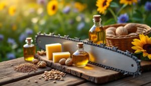 découvrez les alternatives naturelles à l'huile chaîne pour tronçonneuse, respectueuses de l'environnement et efficaces pour l'entretien de votre équipement.
