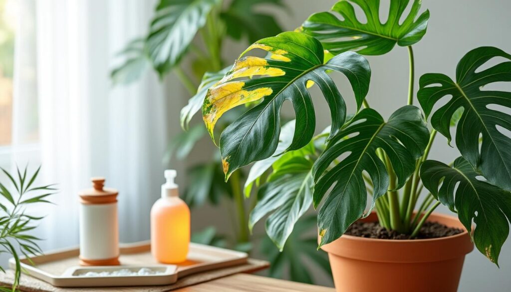 découvrez les causes courantes de la feuille jaune chez le monstera et les solutions efficaces pour redonner à votre plante une belle santé.