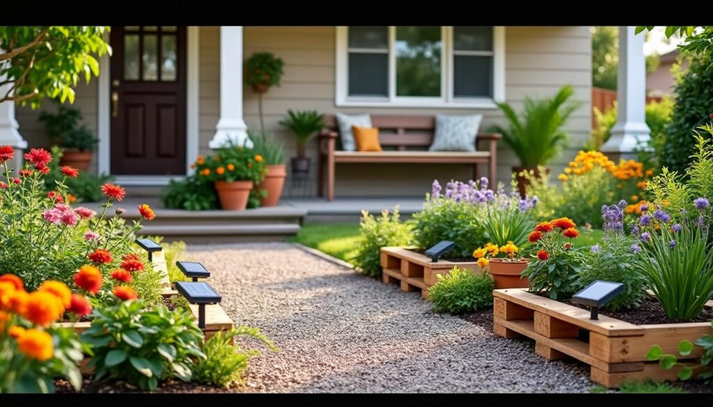 découvrez 10 idées simples et efficaces pour aménager l'espace devant votre maison à petit prix. transformez votre extérieur sans vous ruiner !