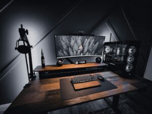 Organisation du bureau - une surface plus claire