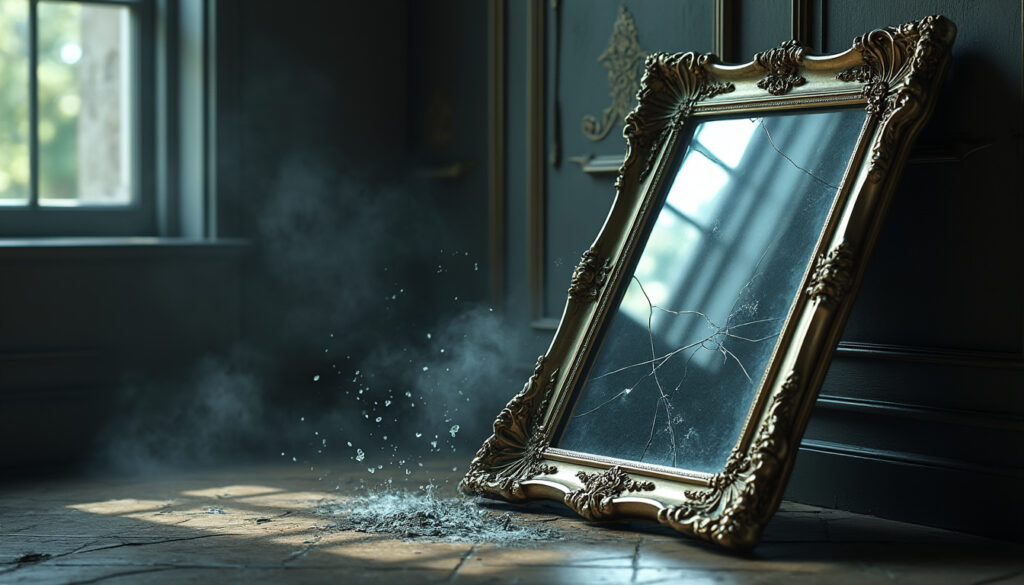 découvrez la signification spirituelle et symbolique d'un miroir qui tombe tout seul, un phénomène mystérieux chargé de messages et d'interprétations.