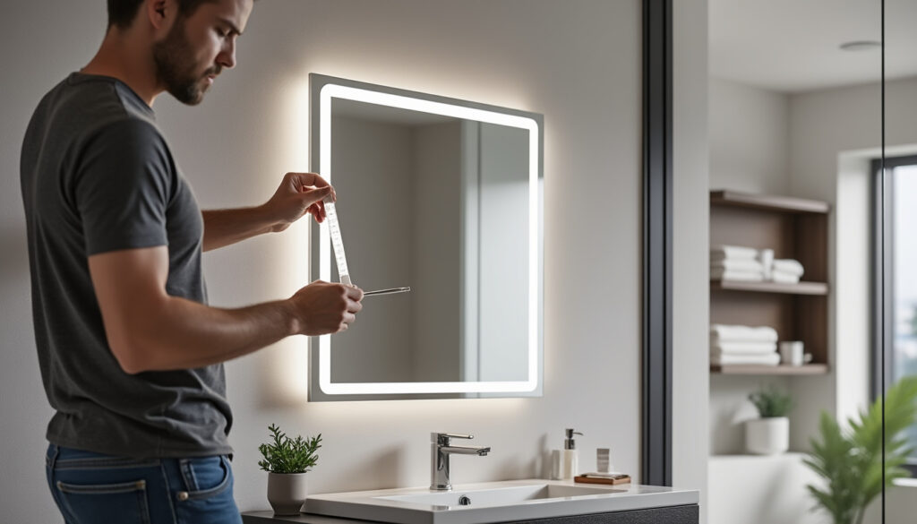 découvrez notre guide simple et rapide pour changer la led de votre miroir de salle de bain, étape par étape, et donnez un nouvel éclat à votre espace.