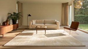 Tapis beige de salon